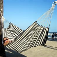 Marítima Rede de algodão produzida no Brasil. Ideal para casa, jardim e barco.