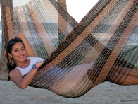 Rede Mexicana em algodão, revestida para uso exterior. No. C4