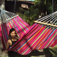 Rede com cabos arredondados de 80 cm em tecidos coloridos. T556-80.